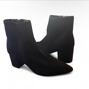 Mark Fisher Black Women's Ankle Boots - Sleek Pointed Toe, and block heel